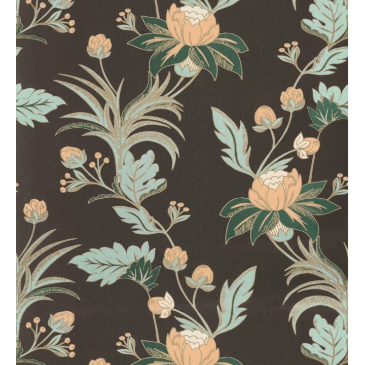 Papel pintado de flores efectos dorados - Anouk Garden 128563