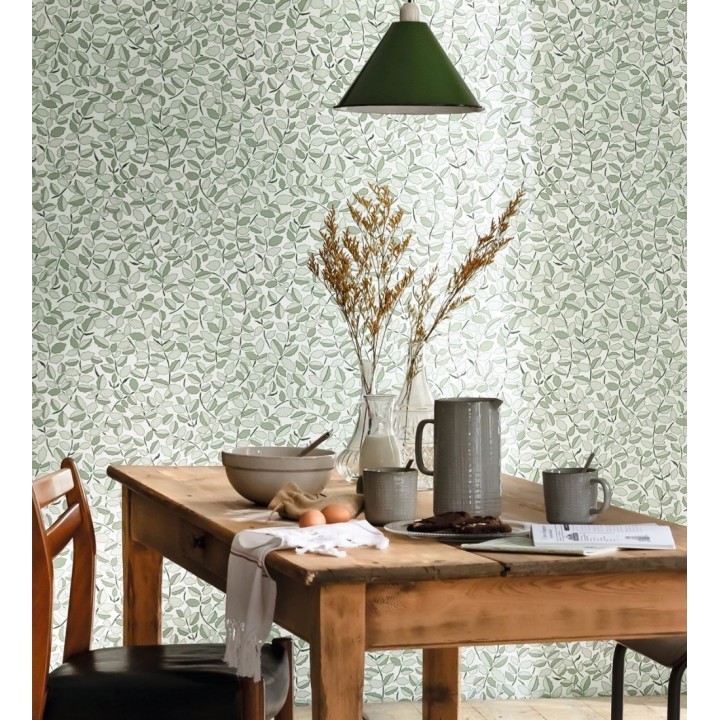 Papel pintado de hojas pequeñas - Laraine 128573
