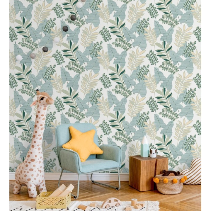 Papel pintado de hojas grandes - Dakari 128589