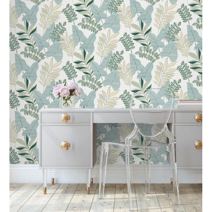 Papel pintado de hojas grandes - Dakari 128589