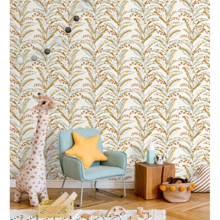 Papel pintado de hojas verticales - Shaka 128592