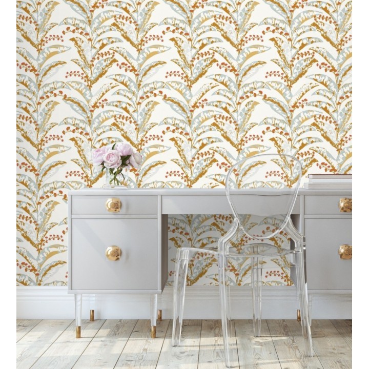 Papel pintado de hojas verticales - Shaka 128592