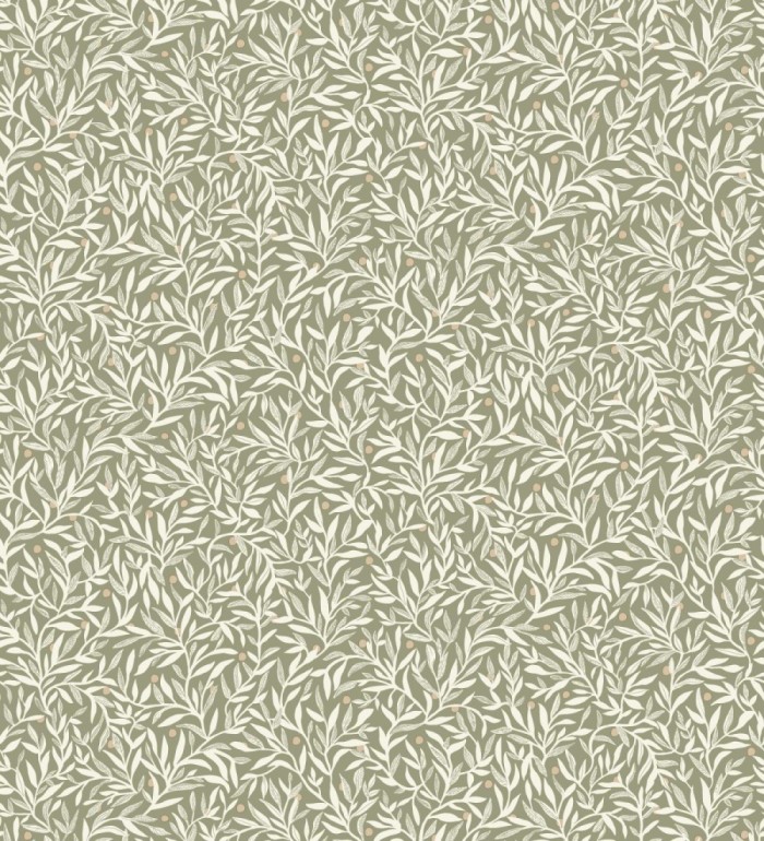 Papel pintado de hojas pequeñas estilo naturaleza - Dixie 128599
