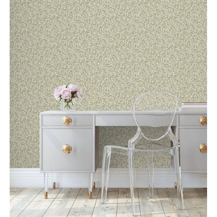 Papel pintado de hojas pequeñas estilo naturaleza - Dixie 128599