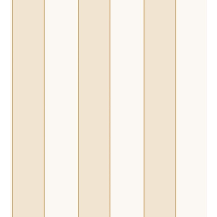 Papel pintado de rayas tonos beige con líneas finas doradas - Diana Stripes 128611