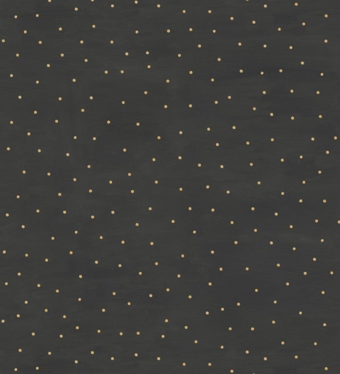 Papel pintado de lunares dorados fondo negro - Daudi 128682