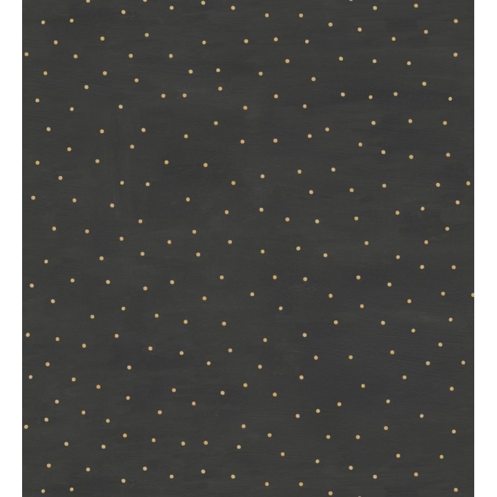 Papel pintado de lunares dorados fondo negro - Daudi 128682