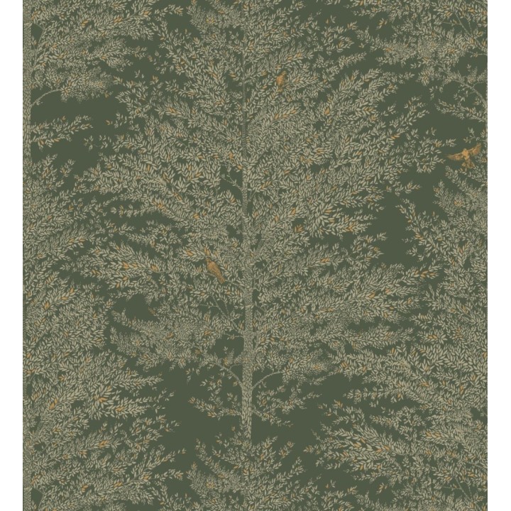 Papel pintado de árboles difuminados tonos verdes - Hyland Trees 128708