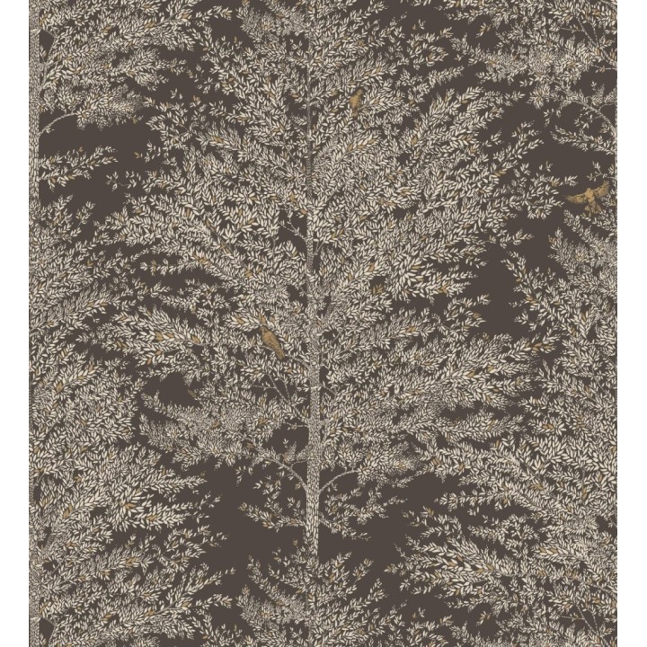 Papel pintado de árboles difuminados tonos oscuros - Hyland Trees 128709