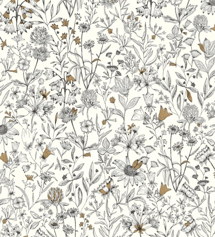 Papel pintado jardín de flores - Limber 128715