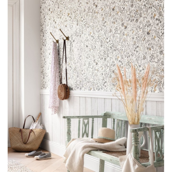 Papel pintado jardín de flores - Limber 128715