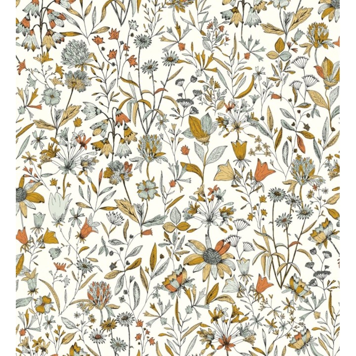 Papel pintado jardín de flores - Limber 128716