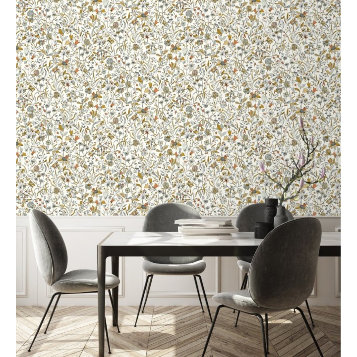 Papel pintado jardín de flores - Limber 128716