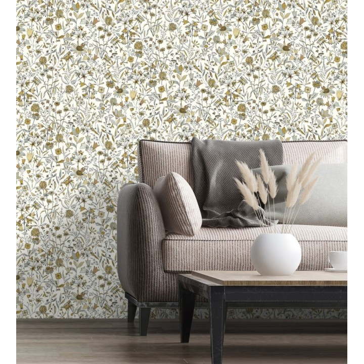 Papel pintado jardín de flores - Limber 128717