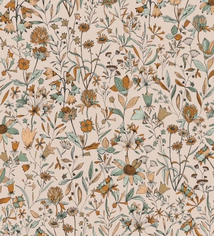 Papel pintado jardín de flores - Limber 128718