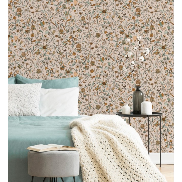 Papel pintado jardín de flores - Limber 128718