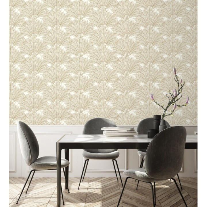 Papel pintado hojas de palmera - Johari 128727