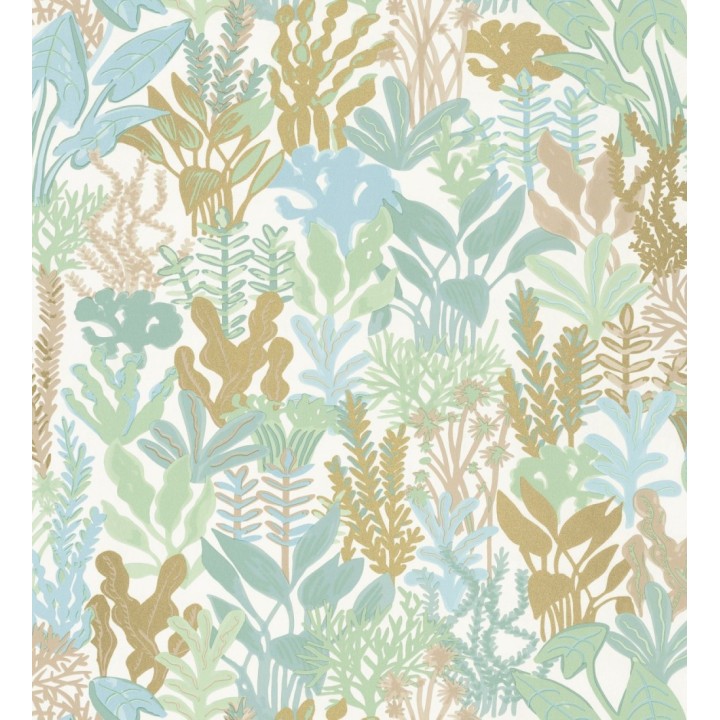 Papel pintado de corales y algas marinas - Tessa 128749