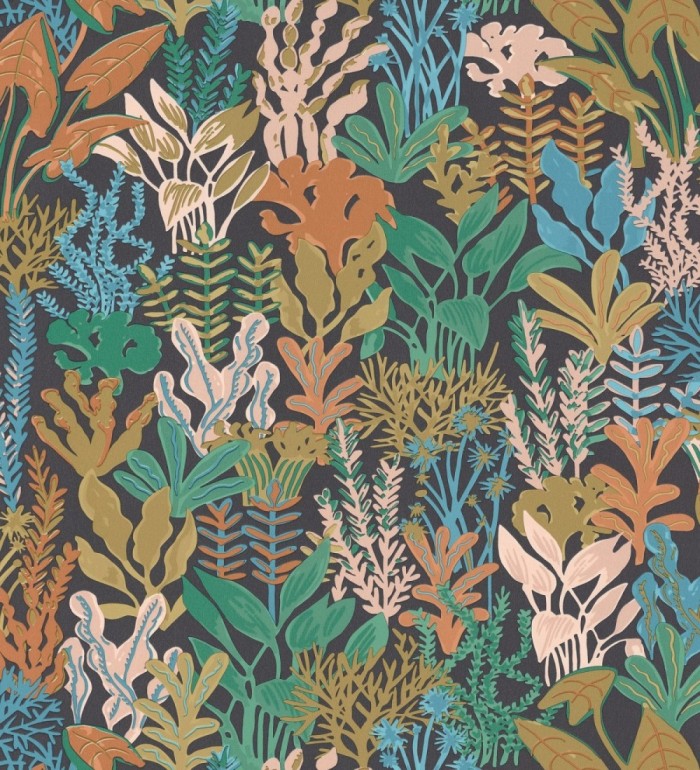 Papel pintado de corales y algas marinas - Tessa 128750