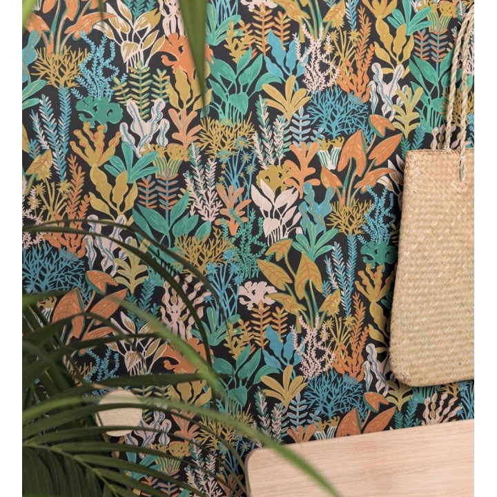 Papel pintado de corales y algas marinas - Tessa 128750