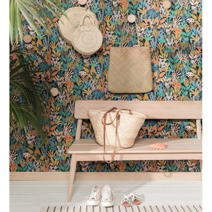 Papel pintado de corales y algas marinas - Tessa 128750