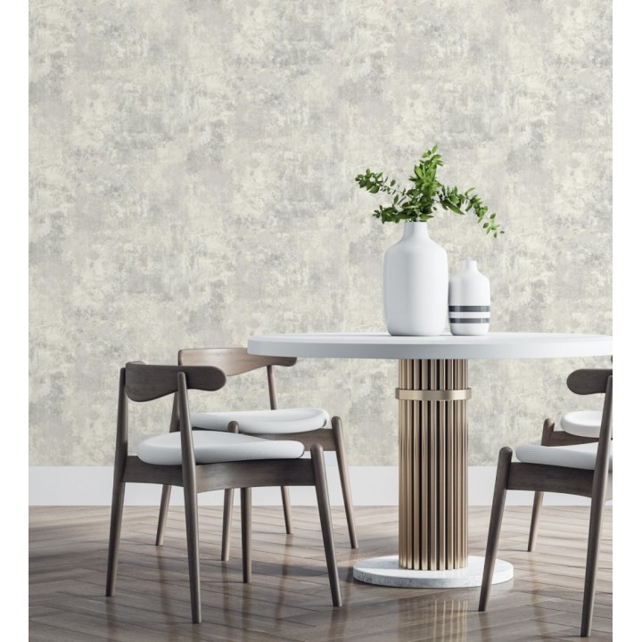 Papel pintado de hormigón efecto cemento gris natural texturizado - Neron 128765