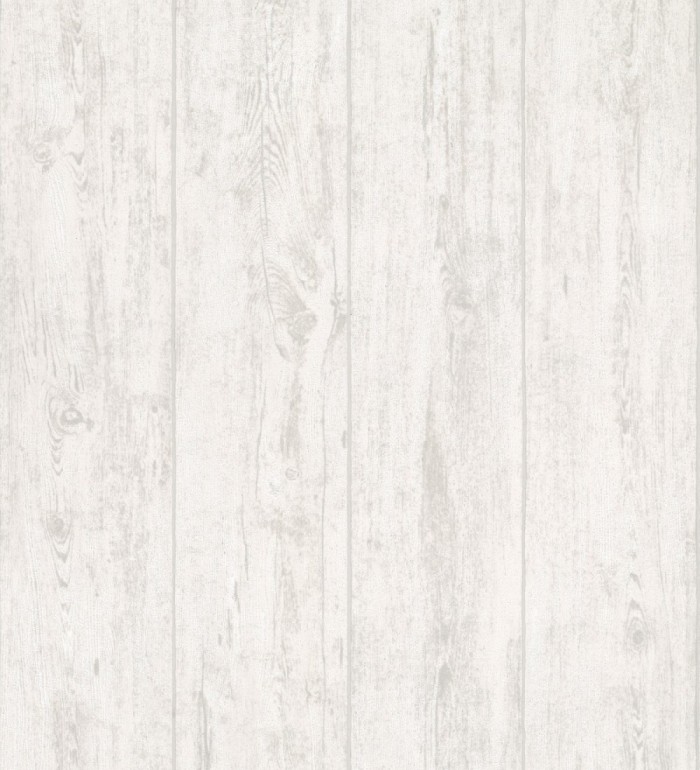 Papel pintado de madera blanca con relieve - Tabar 128772