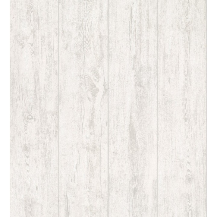 Papel pintado de madera blanca con relieve - Tabar 128772