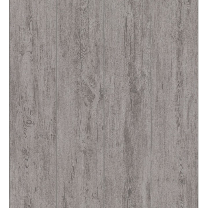 Papel pintado de madera gris con relieve - Tabar 128774