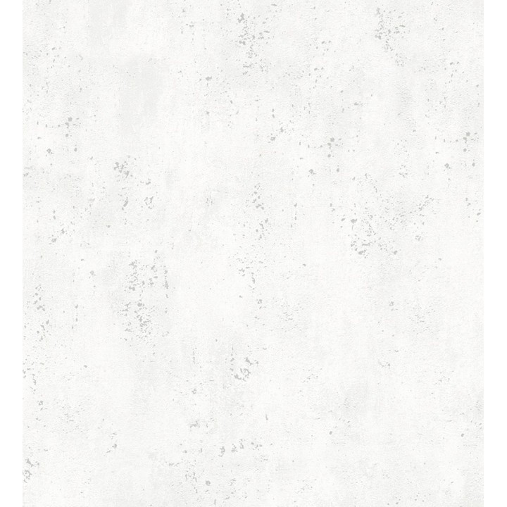 Papel pintado cemento pulido blanco con efectos metalizados - Bremen 128775