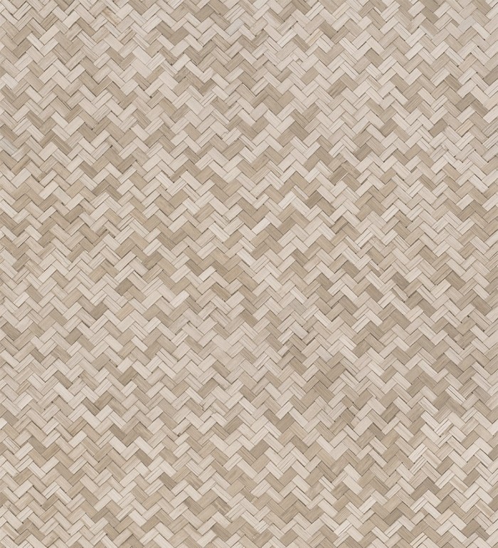 Papel pintado de fibras de ratán en relieve - Rattan Fiber 128781