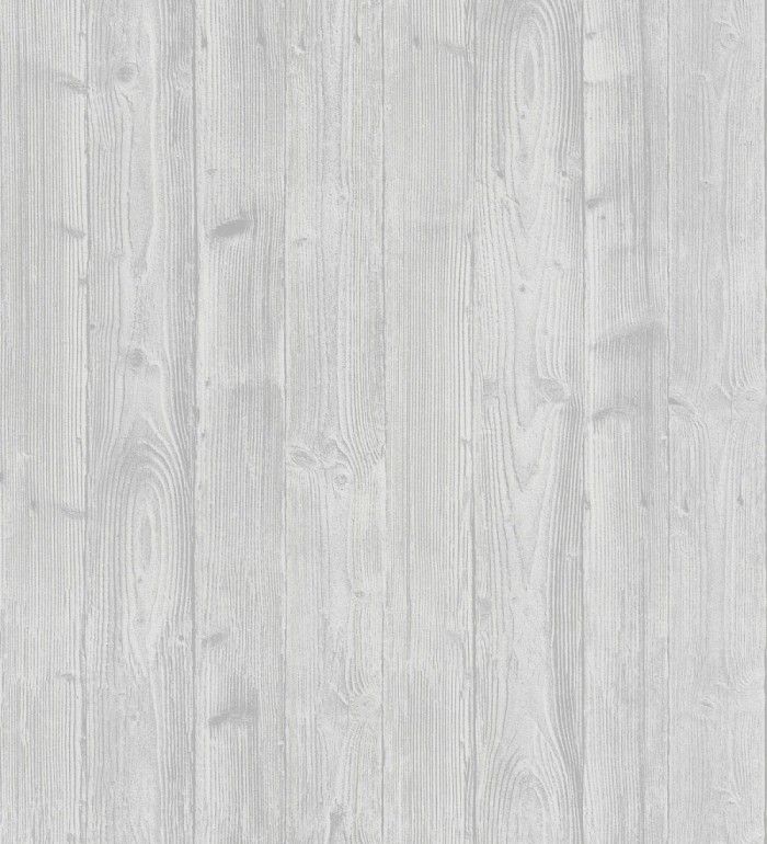Papel pintado de madera desgastada en relieve tono gris - Risto 128795