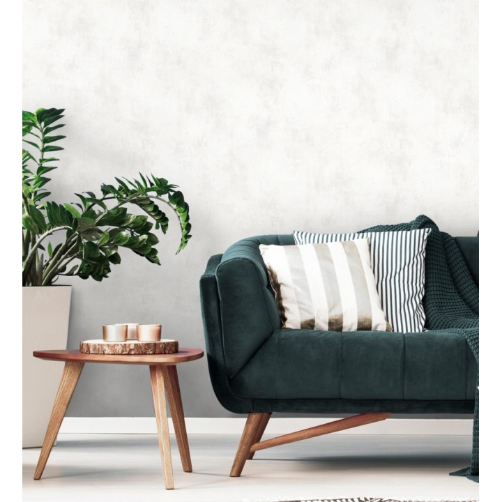 Papel pintado muro de cemento color blanco - Berlin 128798