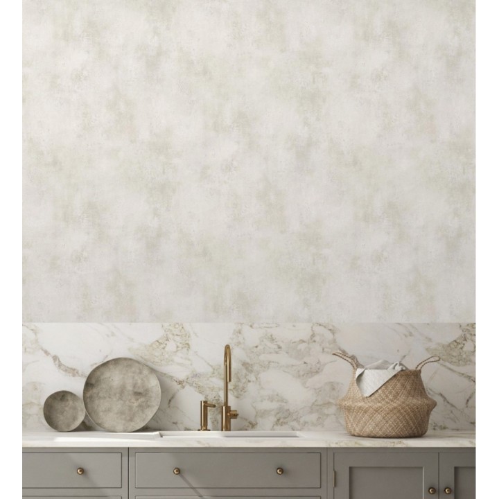 Papel pintado muro de cemento color gris topo - Berlin 128800