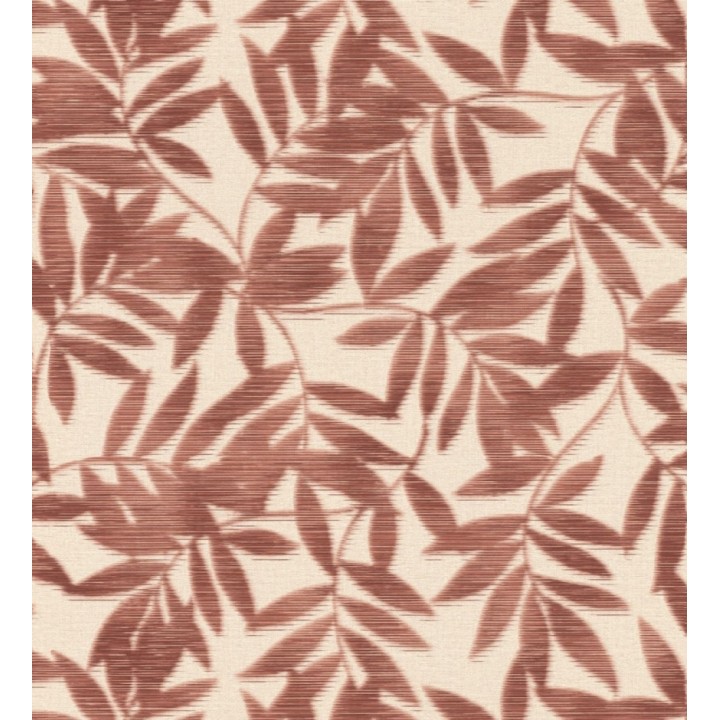 Papel pintado de hojas difuminadas tono rojo - Samara 128813