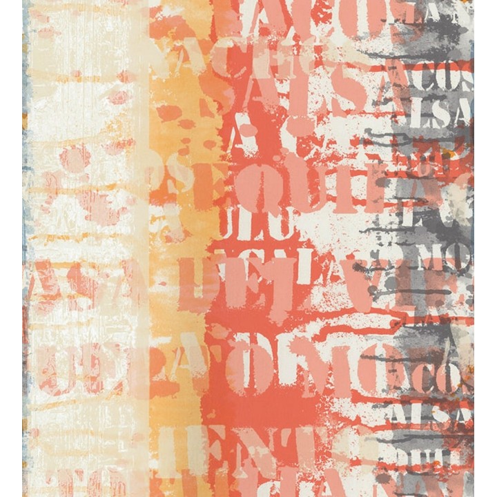 Papel pintado juvenil de letras estilo urbano - Rodney Modern 128828