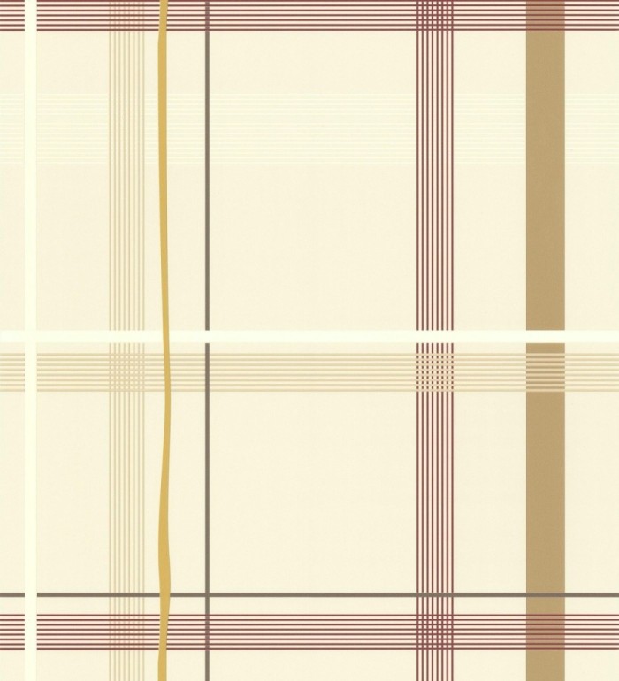 Papel pintado cuadro escocés tonos claros - Nilton 128845