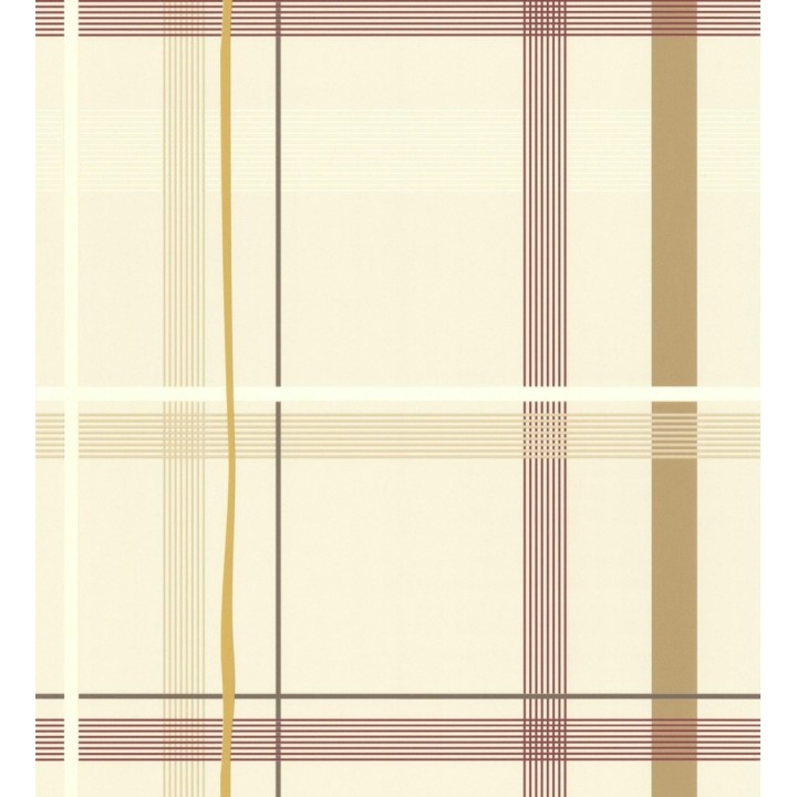 Papel pintado cuadro escocés tonos claros - Nilton 128845