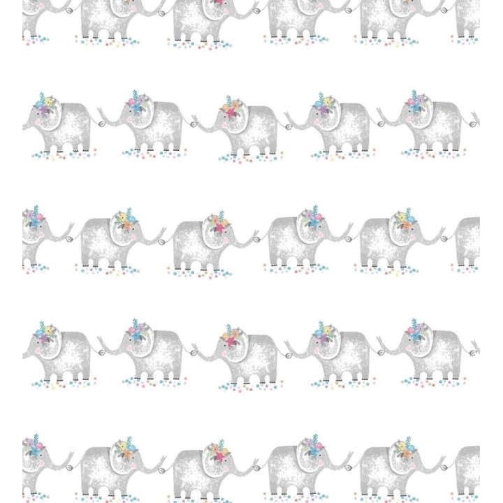 Papel pintado de elefantes en fila india - Elephants Parade 128852