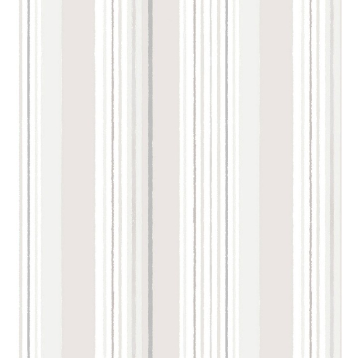 Papel pintado multirayas color beige - Emmett Stripes 128873