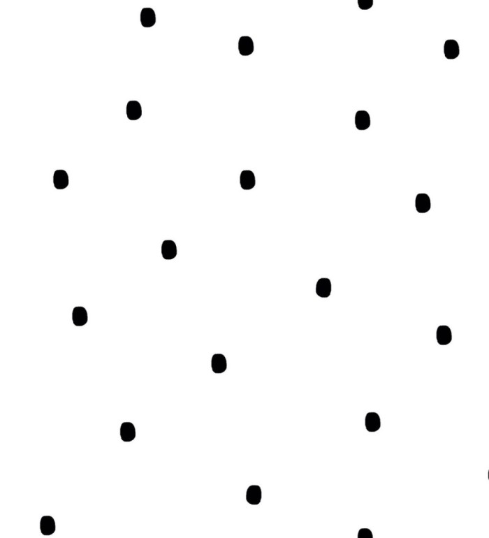 Papel pintado de puntitos negro y blanco - Letzy Dots 128874